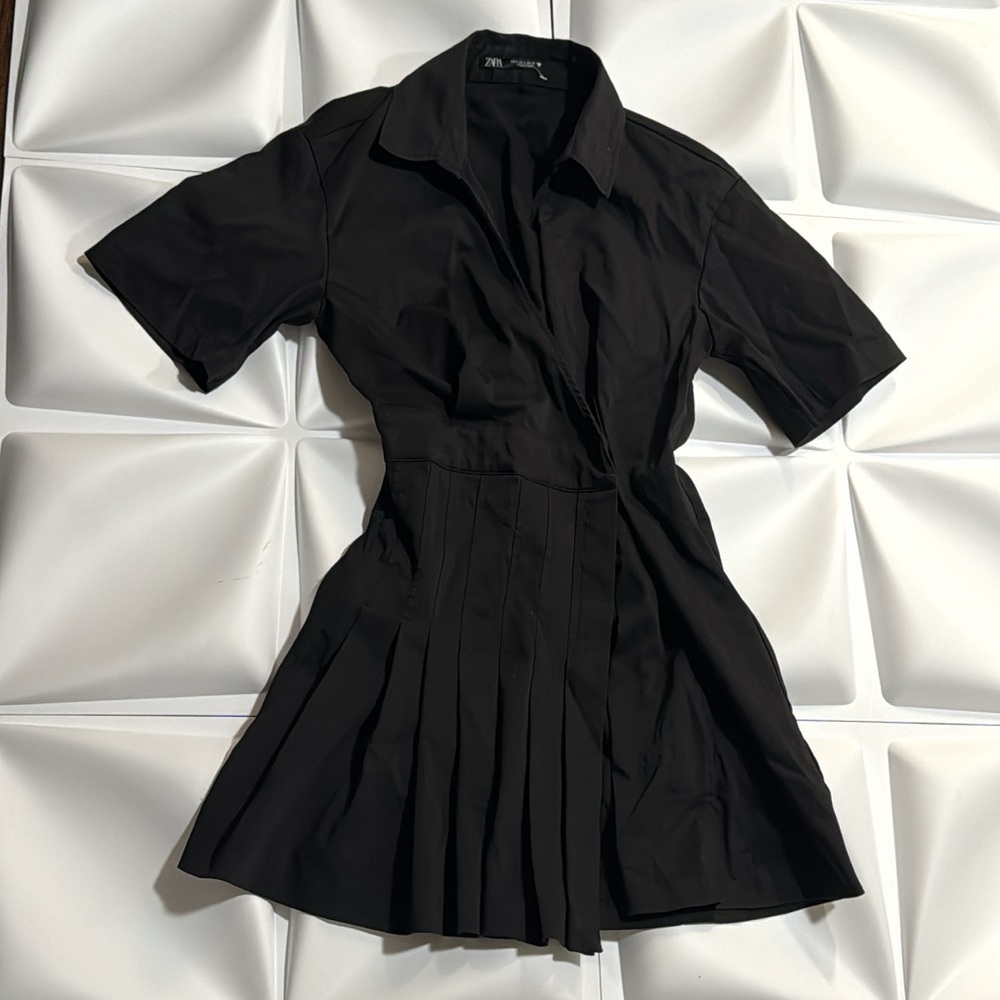 Black Zara school dress
